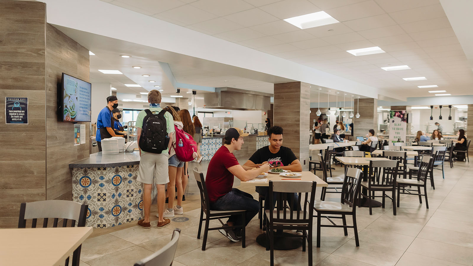 campus cafeteria