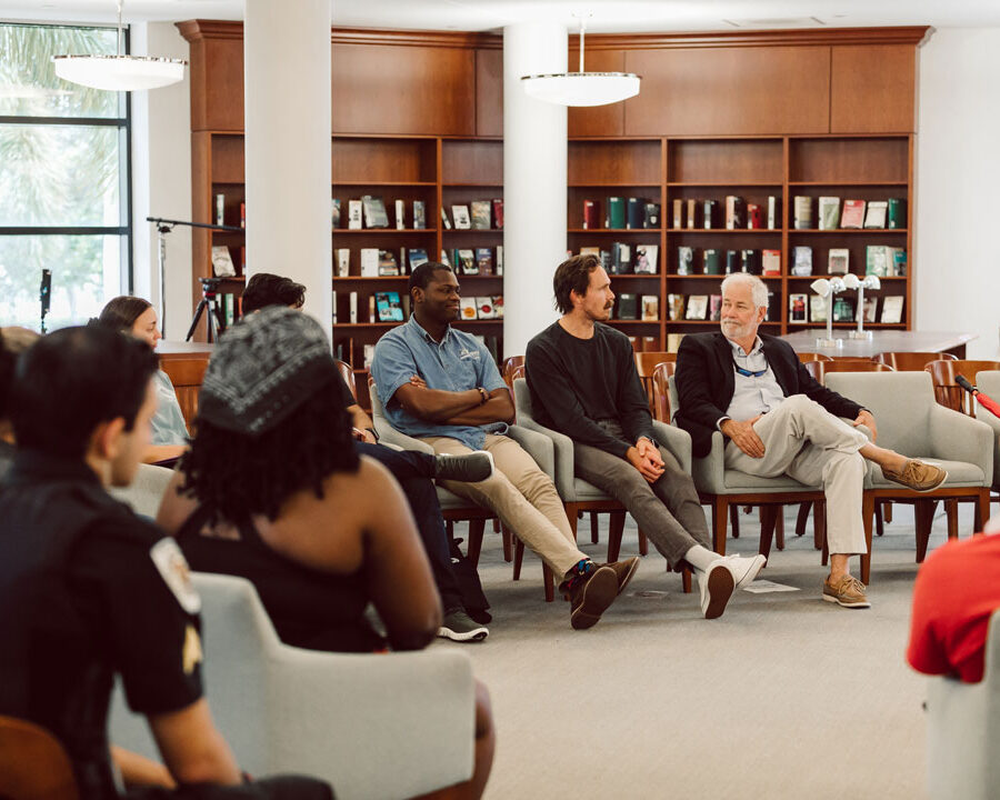 Members of the Council for Intercultural Engagement at PBA during a meeting