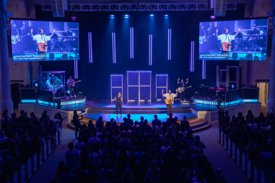 John Hernandez speaking at Global Emphasis Week