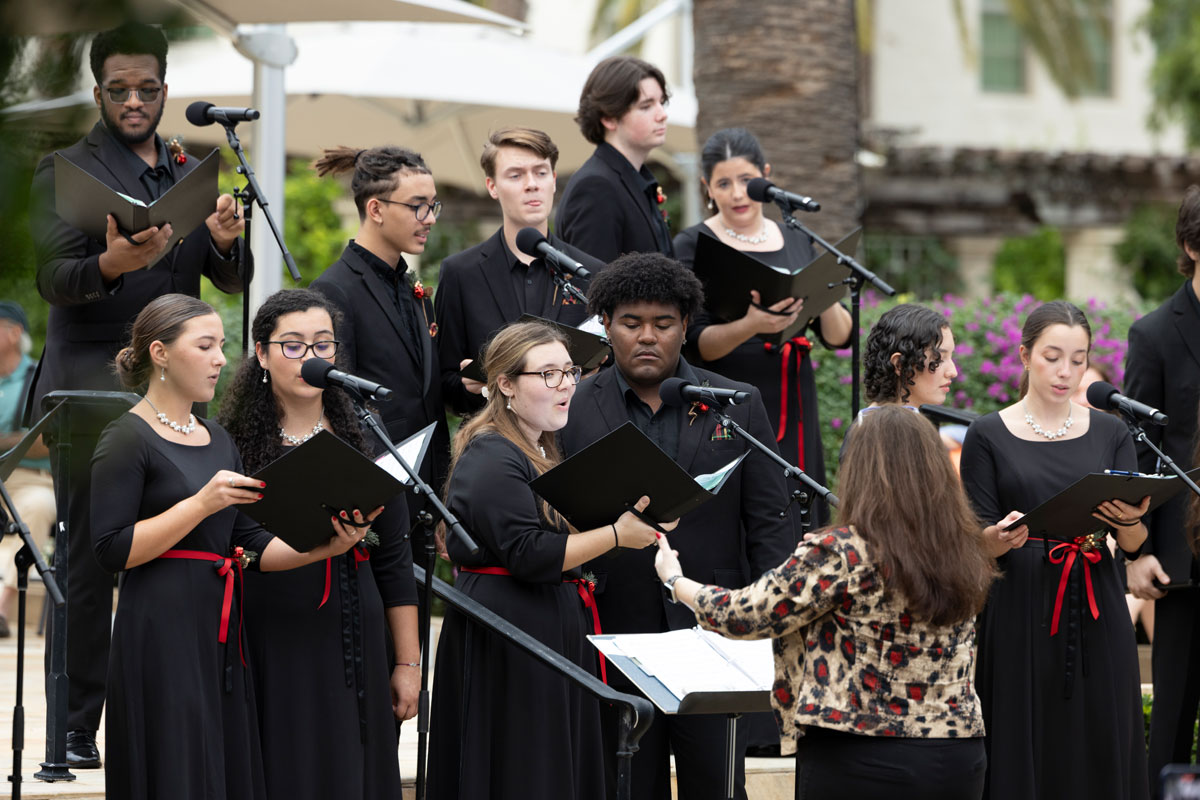 Members PBA concert choir's performance during the annual Christmas Concert - December 10, 2023.