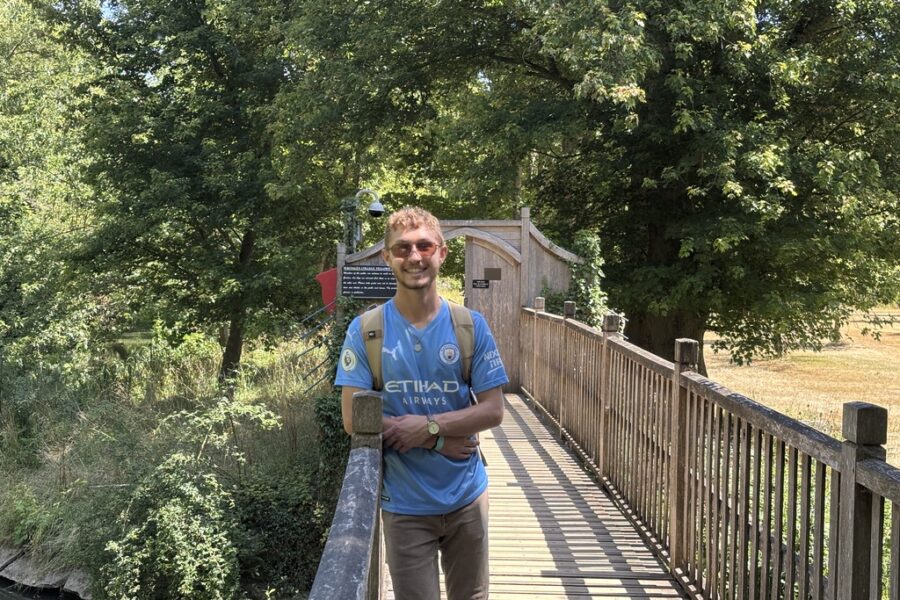 Palm Beach Atlantic University student Josh Harlan goes sightseeing on his study abroad trip in Oxford, England.