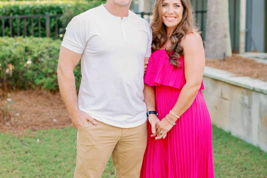 John MacTaggart with his wife, Brooke.