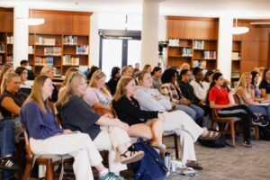 PBA students engage in a wordship workshop about processing grief.