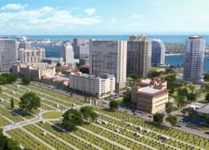 Palm Beach Atlantic University Campus from distance