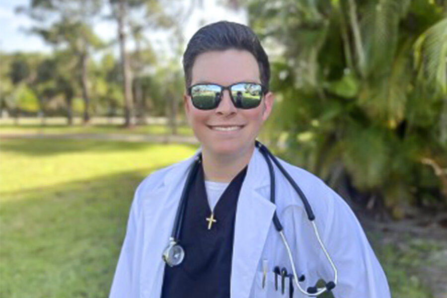 PBA pre-health student John Kemp, Jr.