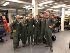 Luis Benitez with his colleagues in the United States Air Force.