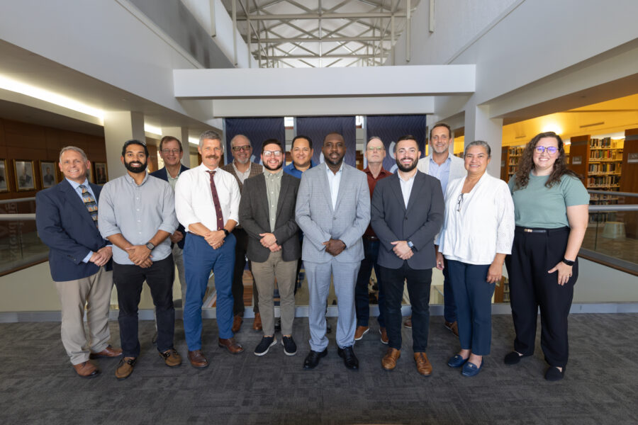 A group of people involved in Lilly Endowment Inc.'s funding of Palm Beach Atlantic University's initiatives.