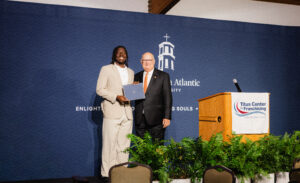 Osememe Omofomah and Geoff Seiber.