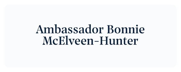 Ambassador Bonnie McElveen Hunter