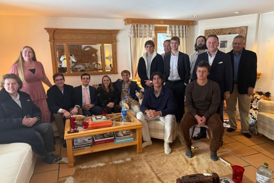 PBA students, faculty, and alumni in Davos, Switzerland.