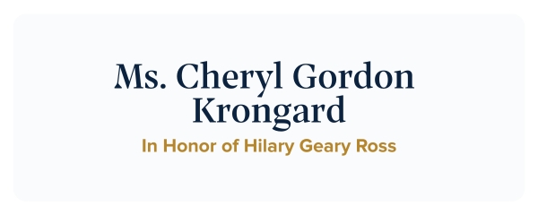 Cheryl Gordon Krongard
