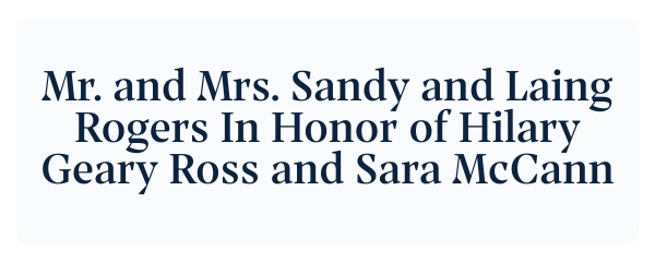 Sandy and Laing Rogers