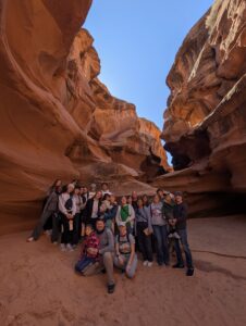 Palm Beach Atlantic University students in Arizona.