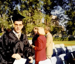 PBA AVP of Curt Brown at his graduation in 1993.