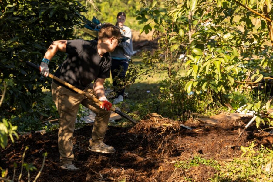 PBA students volunteer in local community.