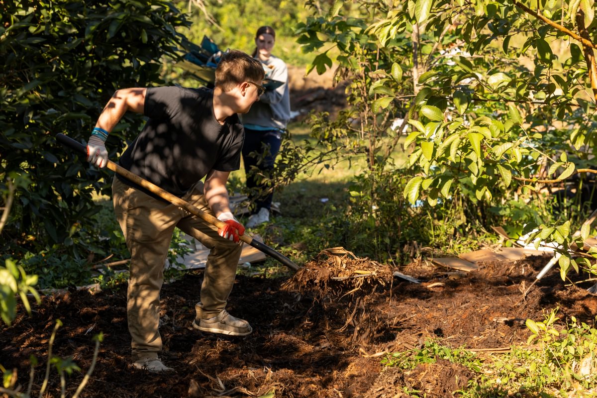 PBA students volunteer in local community.