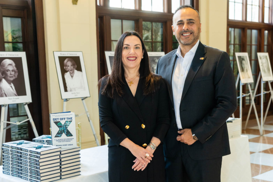 Michele Rigby Assad (left) and Joseph Assad (right).