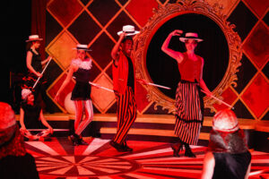 Student actors from Palm Beach Atlantic University's Theater Program perform the acrobatically challenging musical, "Pippin."