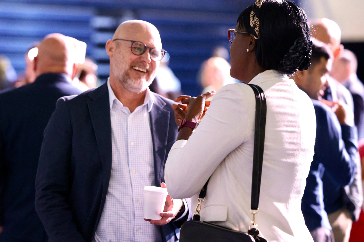 Palm Beach Atlantic University Staff Reconnect at the start of a new school year.